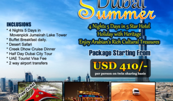 Dubai Summer Flash Offer